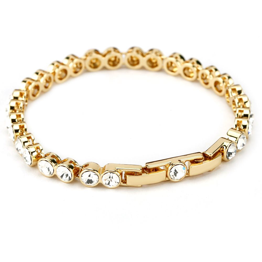 Tennisarmband, gold