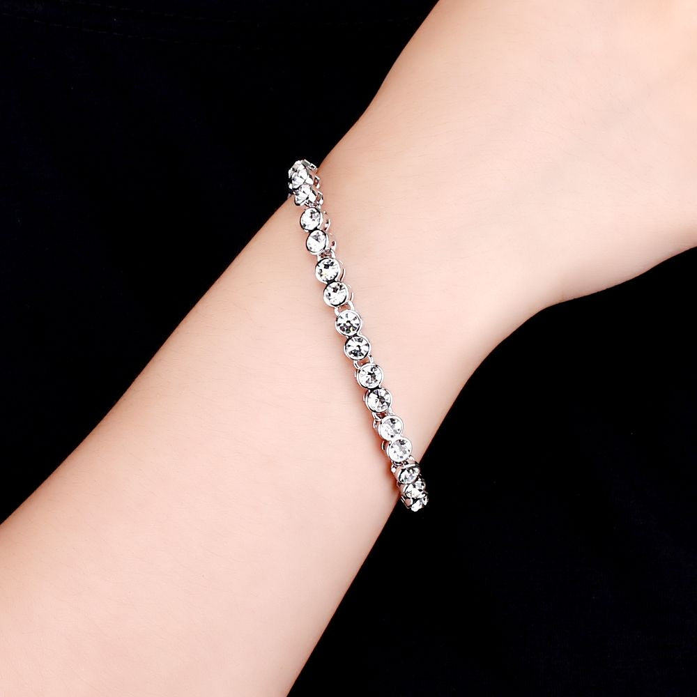 Tennisarmband, silber