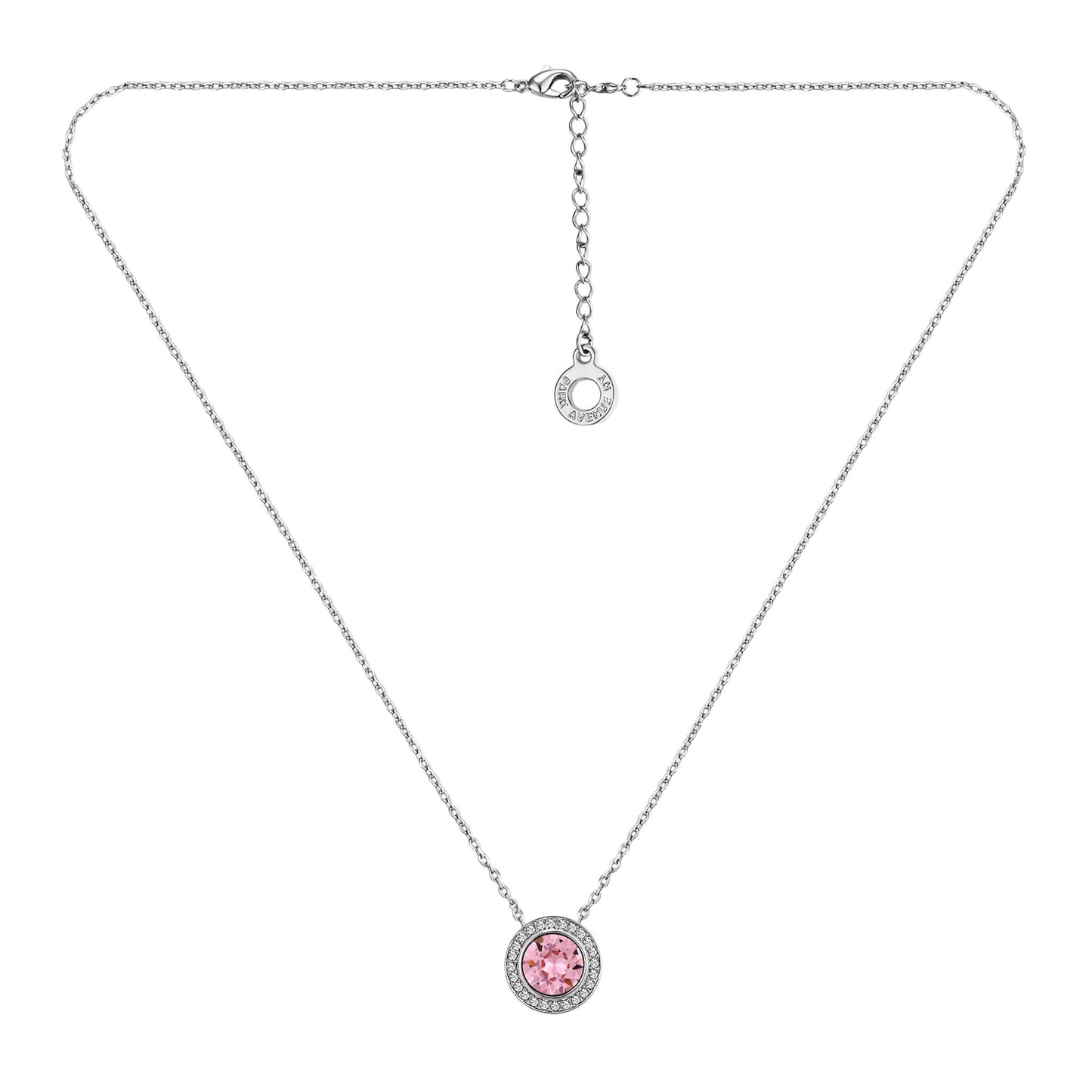 Kette mit Anhänger Classic, silber rose