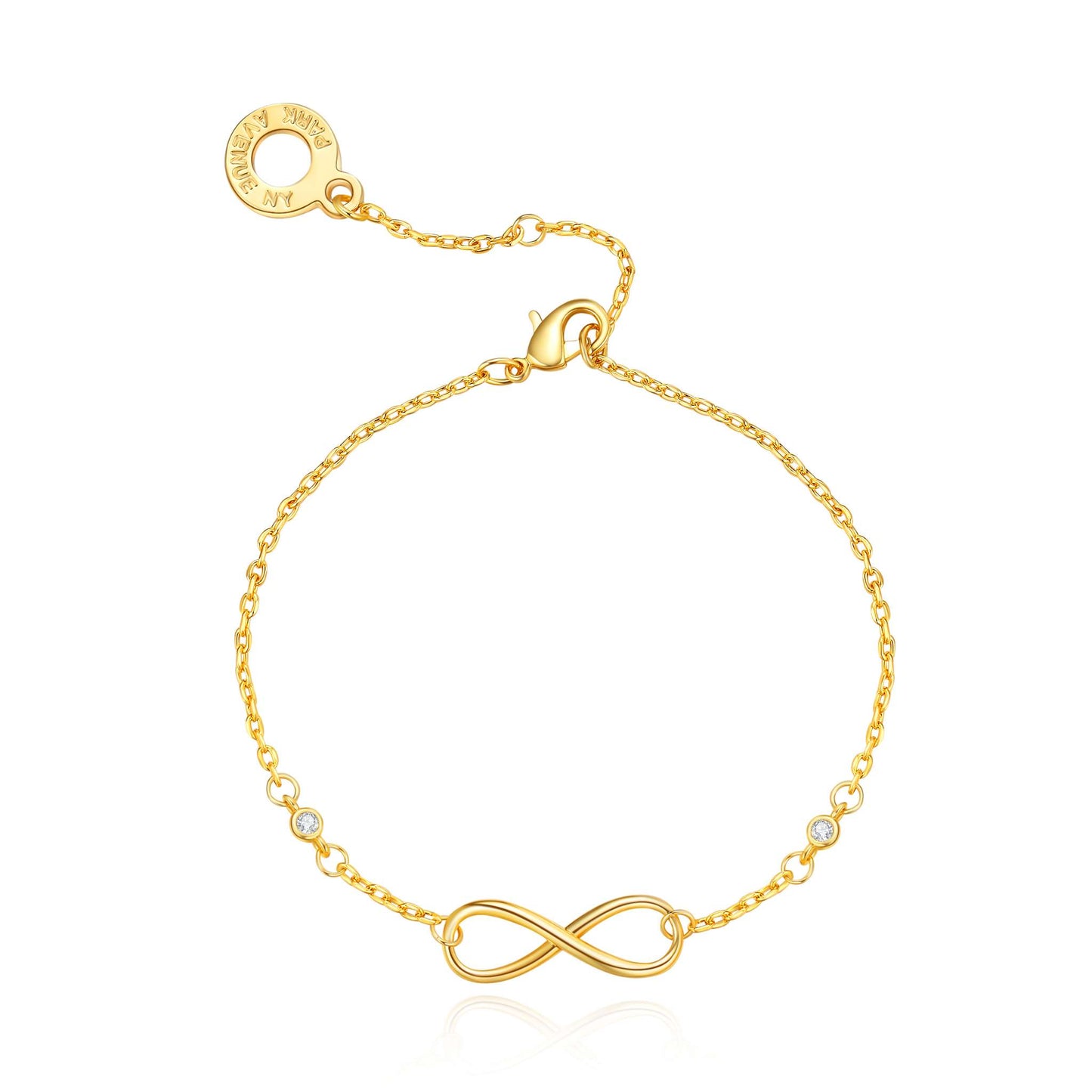 Armband Double Infinity, gold