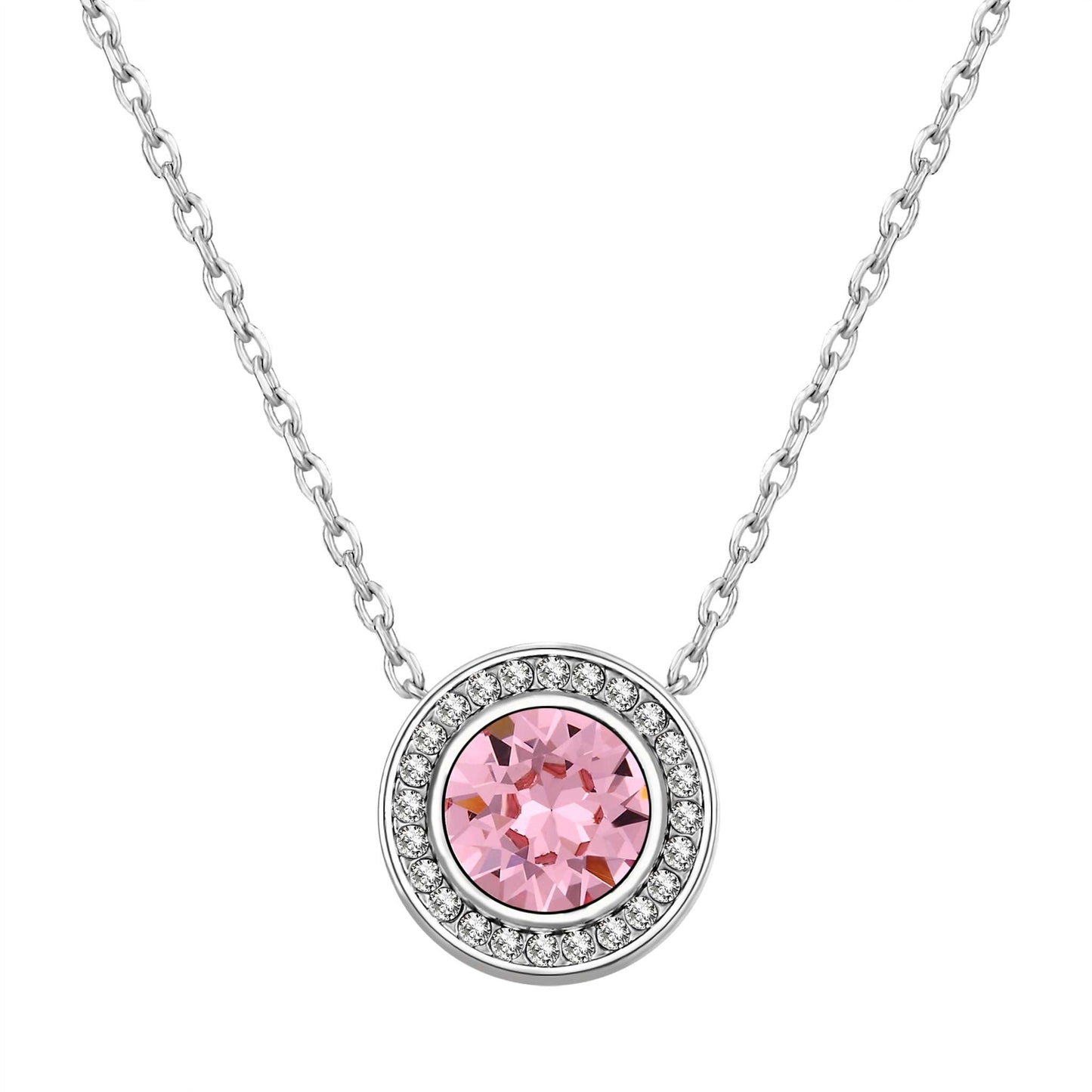 Kette mit Anhänger Classic, silber rose