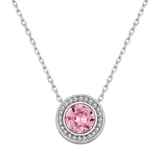 Kette mit Anhänger Classic, silber rose