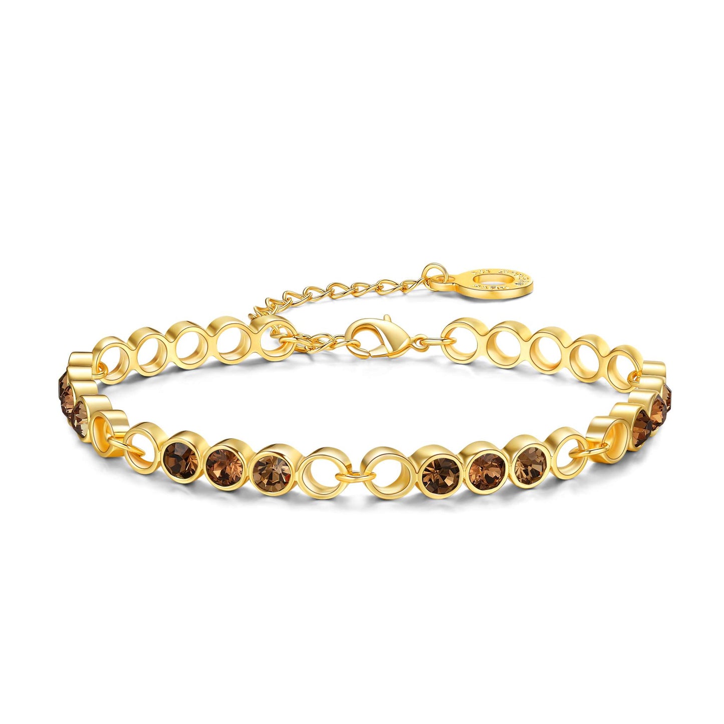 Armband Triple, gold braun