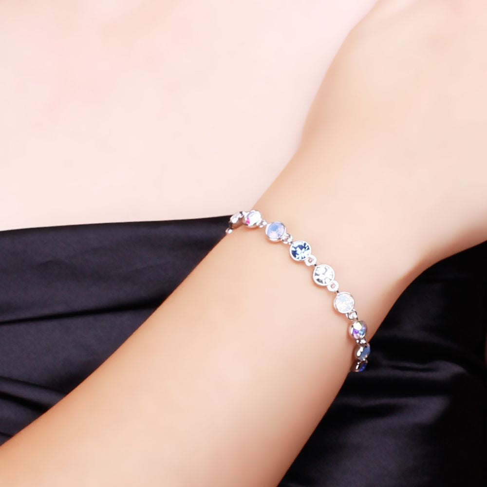 Armband Multicolor, silber hellblau