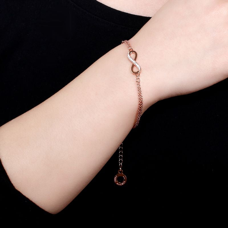 Armband Infinity, rotgold