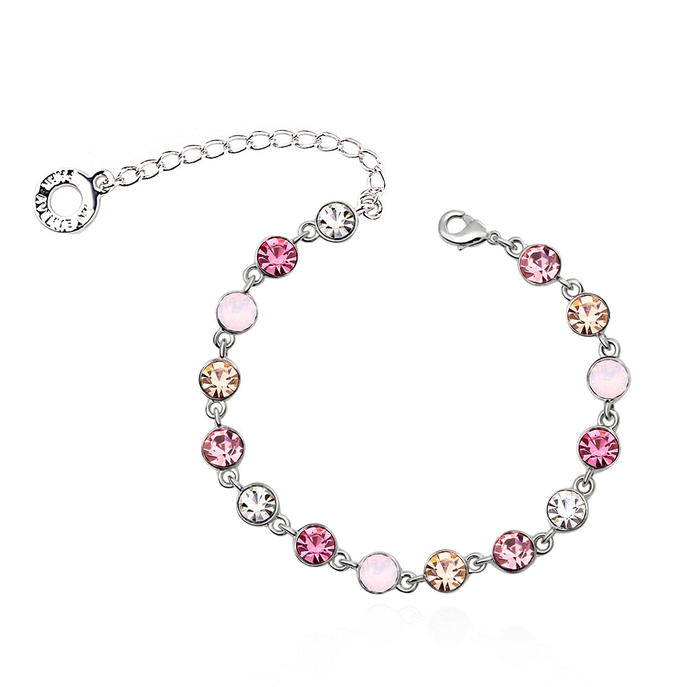 Armband Multicolor, silber pink